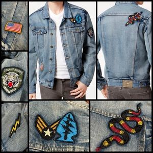 RING OF FIRE, patch jacket!!